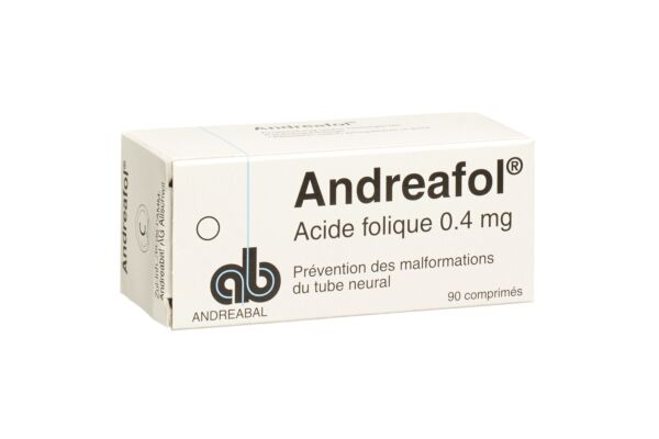 Andreafol Tabl 0.4 mg 90 Stk