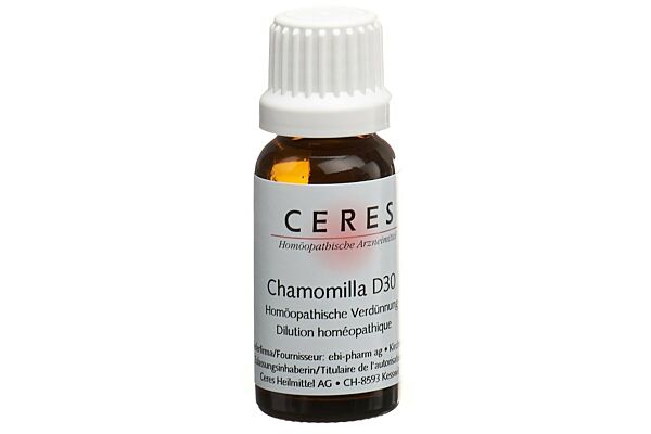 Ceres Chamomilla D 30 Dilution Fl 20 ml