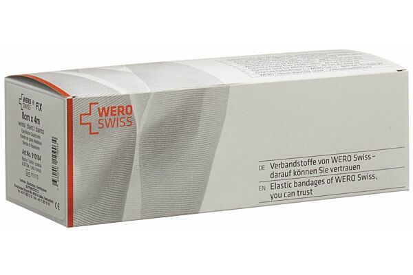 WERO SWISS Fix bande gaze élastique 4mx8cm blanc 20 pce