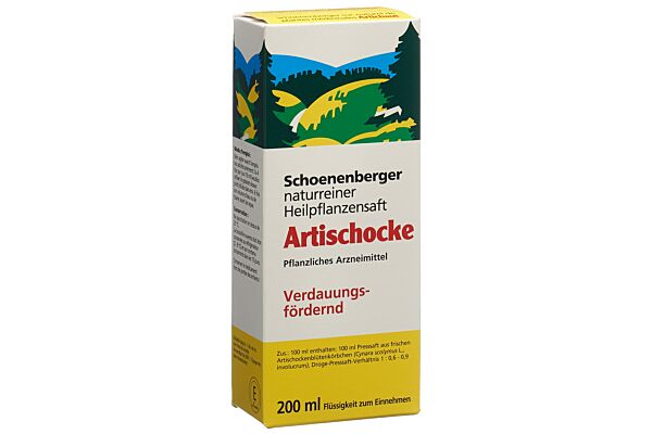 Schoenenberger Artischocken Heilpflanzensaft Fl 200 ml