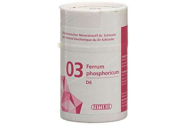 PHYTOMED SCHÜSSLER No3 ferrum phosphoricum cpr 6 D 100 g