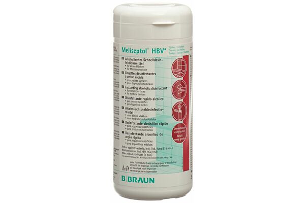 Meliseptol HBV serviettes désinfection surface dispenser 100 pce