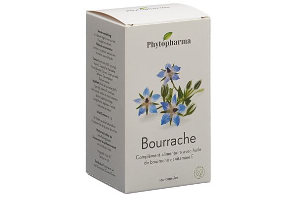 Phytopharma bourrache caps 500 mg 190 pce