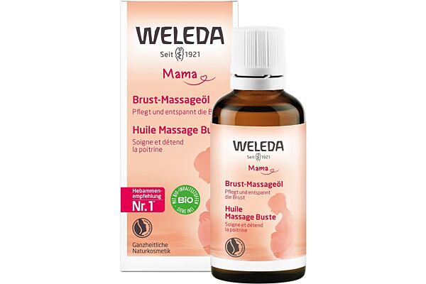 Weleda MAMA Huile massage buste fl 50 ml