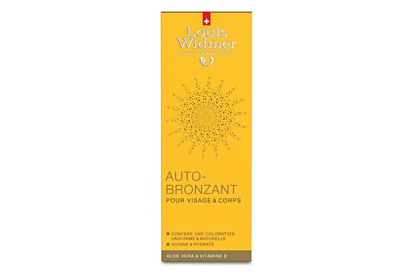 Louis Widmer autobronzant parfumée 100 ml