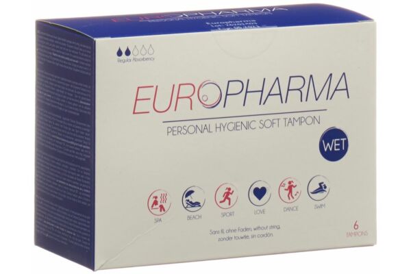 Europharma hygienic tampons 6 pce