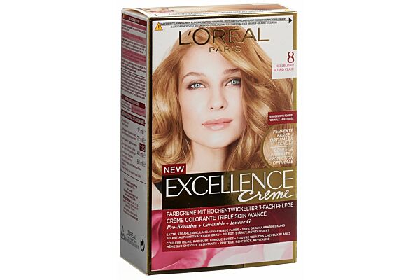 EXCELLENCE Creme Triple Prot 8 hellblond