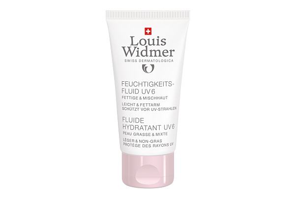 Louis Widmer Feuchtigkeitsfluid UV6 ohne Parfum 50 ml