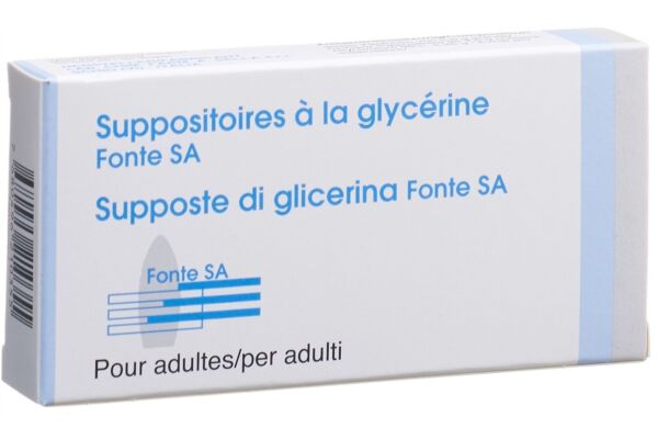 Suppositoires à la glycérine Fonte adult 18 pce