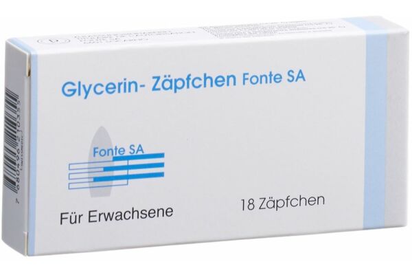 Suppositoires à la glycérine Fonte adult 18 pce à petit prix