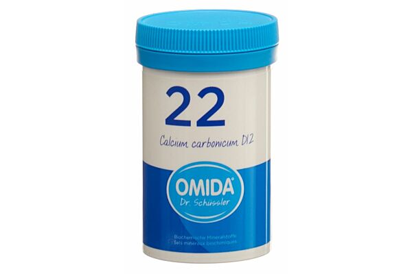 Omida Schüssler Nr22 Calcium carbonicum Tabl D 12 Ds 100 g