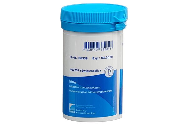 Omida Schüssler Nr1 Calcium fluoratum Tabl D 6 Ds 100 g