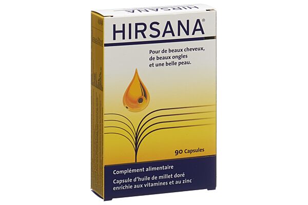HIRSANA Capsules huile millet doré 90 pce
