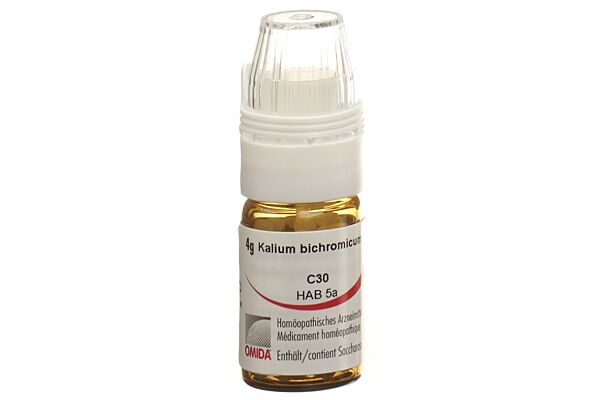 Omida Kalium bichromicum Glob C 30 mit Dosierhilfe 4 g
