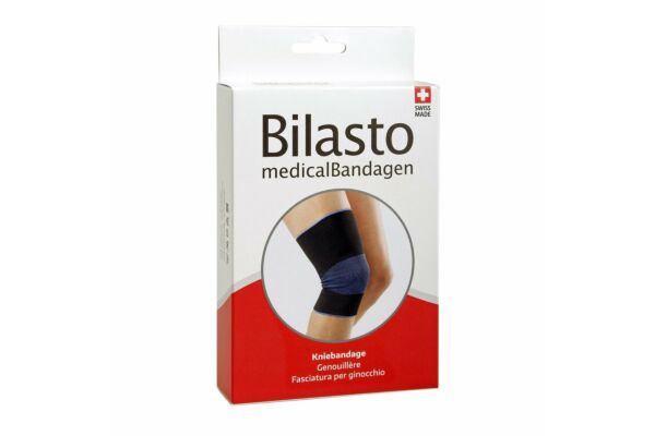 Bilasto genouillère S noir/bleu