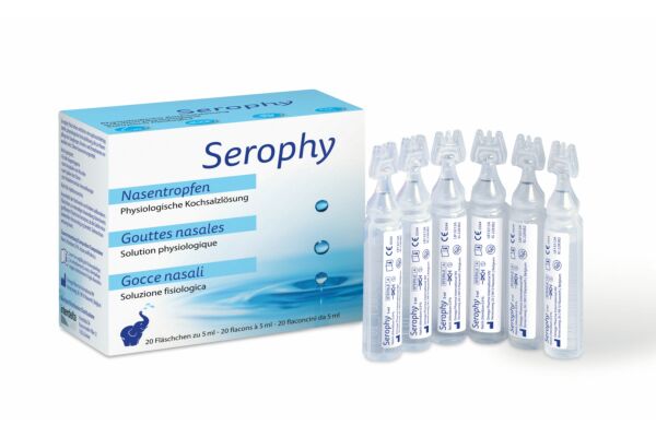 Serophy solution physiologique 5ml 20 pce