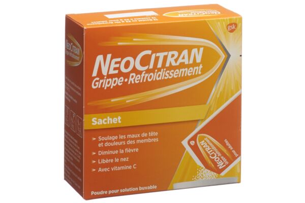NeoCitran Grippe refroidissements pdr adult sach 12 pce