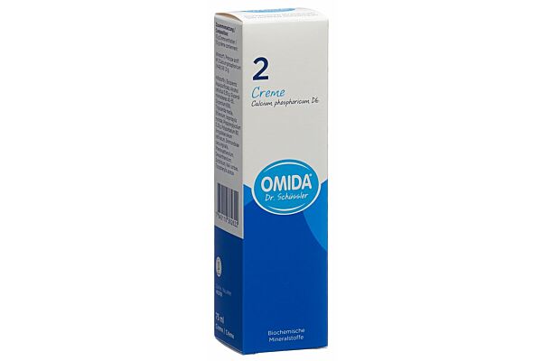 Omida Schüssler no2 calcium phosphoricum crème 6 D tb 75 ml
