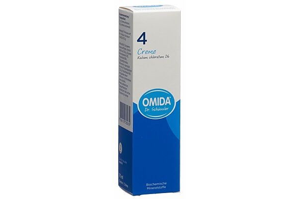 Omida Schüssler no4 kalium chloratum crème 6 D tb 75 ml