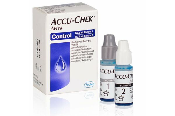 Accu-Chek Aviva solution de contrôle 2 x 2.5 ml