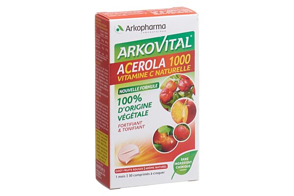 Arkovital Acerola Arkopharma Tabl 1000 mg 30 Stk