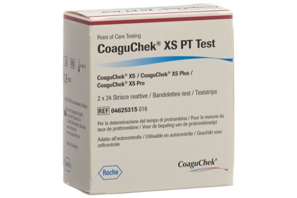 Coaguchek XS PT Teststreifen 2 x 24 Stk
