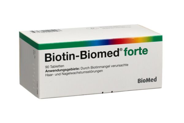 Biotin-Biomed forte Tabl 5 mg 90 Stk