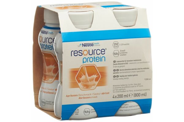 Resource Protein Aprikose 4 x 200 ml