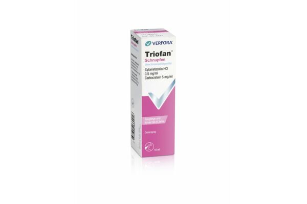 Triofan Schnupfen ohne Konservierungsmittel Dosierspray für Säuglinge und Kleinkinder 10 ml