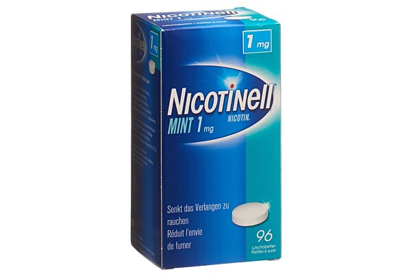 Nicotinell Lutschtabl 1 mg mint 96 Stk
