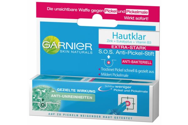 Garnier Skin Naturals Pure SOS Stift Anti-Bibeli/Anti-Spuren Tb 10 ml