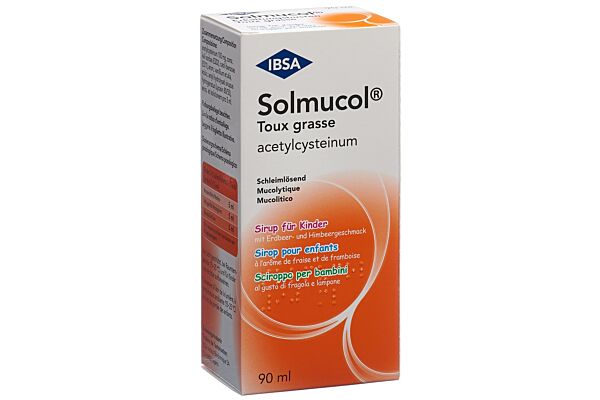Solmucol toux grasse sirop 100 mg/5ml fl 90 ml