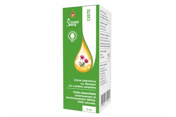 Aromasan Zistrose Äth/Öl in Schachtel Bio 5 ml