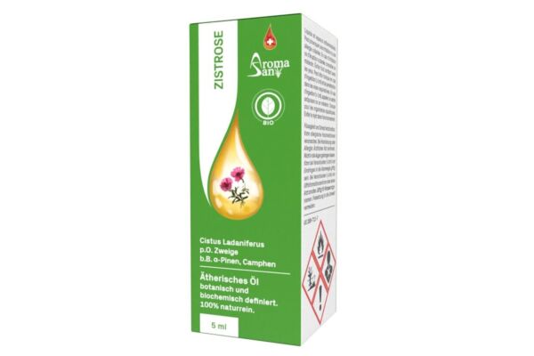 Aromasan Zistrose Äth/Öl in Schachtel Bio 5 ml