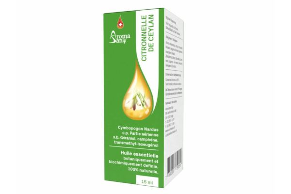 Aromasan Citronella Ceylan Äth/Öl in Schachtel Bio 15 ml