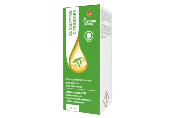 Aromasan Eukalyptus citriodora Äth/Öl in Schachtel Bio 15 ml