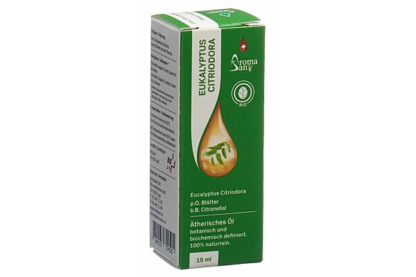 Aromasan Eukalyptus citriodora Äth/Öl in Schachtel Bio 15 ml