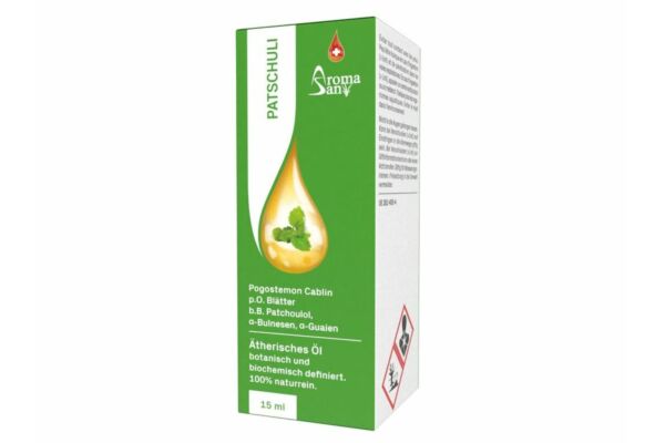 Aromasan Patschuli Äth/Öl in Schachtel Bio 15 ml
