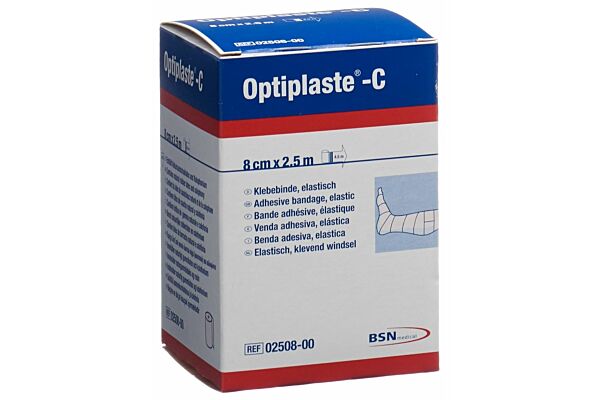 OPTIPLASTE-C bande compression 2.5mx8cm
