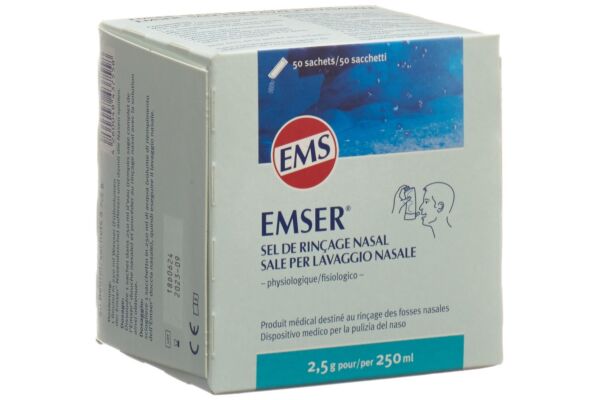 Emser sel de rinçage nasal 50 sach 2.5 g