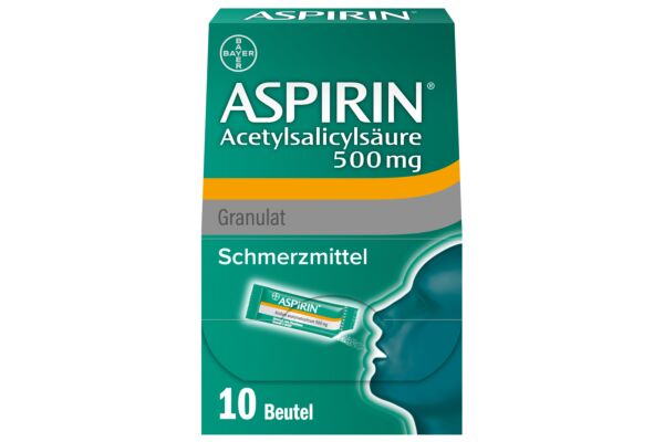 Aspirine gran 500 mg sach 10 pce