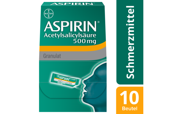 Aspirin Gran 500 mg Btl 10 Stk