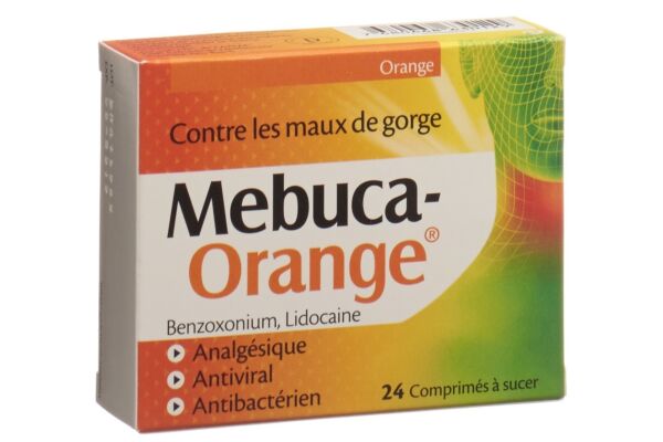 Mebuca-Orange Lutschtabl 24 Stk