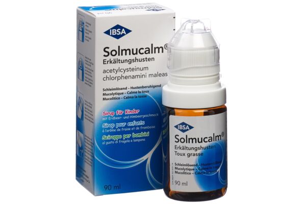 Solmucalm toux grasse sirop enf fl 90 ml