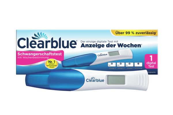 Clearblue test de grossesse indicateur de semaines