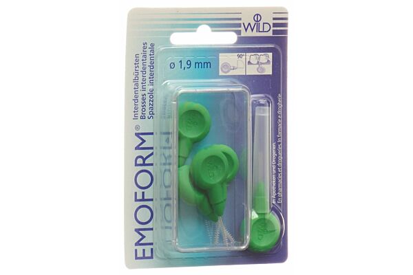 Emoform brosse interdentaire 1.9mm vert clair 5 pce