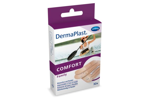 DermaPlast Comfort Family strip assortis 32 pce