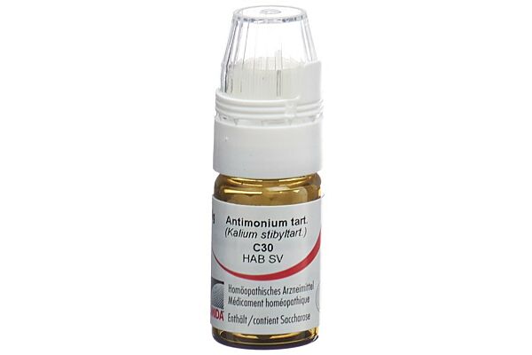 Omida Antimonium tartaricum Glob C 30 mit Dosierhilfe Fl 4 g