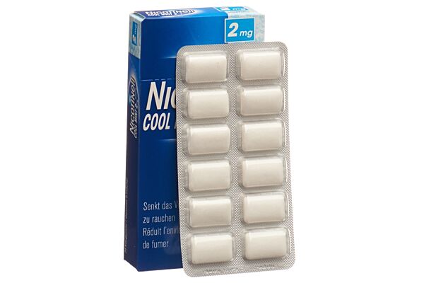 Nicotinell Gum 2 mg cool mint 24 Stk