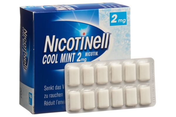 Nicotinell Gum 2 mg cool mint 204 Stk